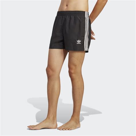 adidas herren 3-stripe kurze hose marine s|adidas Men's Swim Adicolor 3.